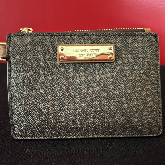 Michael Kors Logo Card Holder - Picture 1 of 8